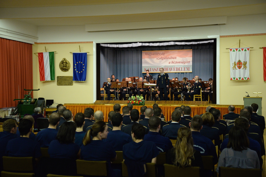 A Fővárosi Katasztrófavédelmi Igazgatóság jubileumi állománygyűlésén ad koncertet a Katasztrófavédelem Központi Zenekara.